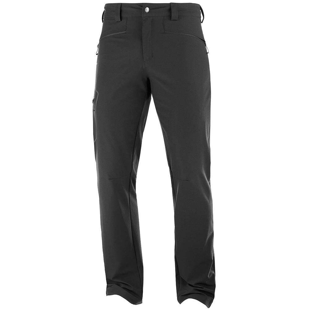 SALOMON WAYFARER AS STRAIGHT M Philippines - Men's Pants - Black | 074581-CYS